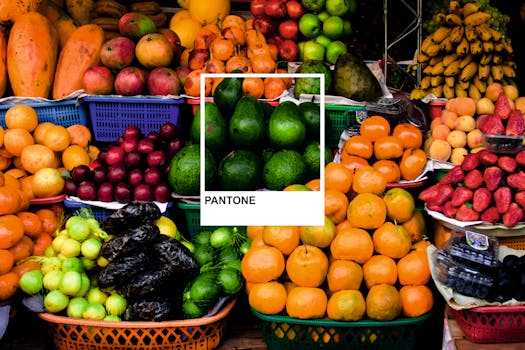 Vibrant assortment of fruits at an outdoor market stall, showcasing tropical flavors.