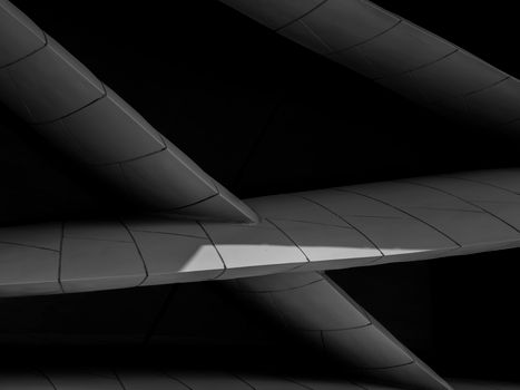 Malerisches Abstrakt & Schwarz – Dunkles AMOLED Wallpaper