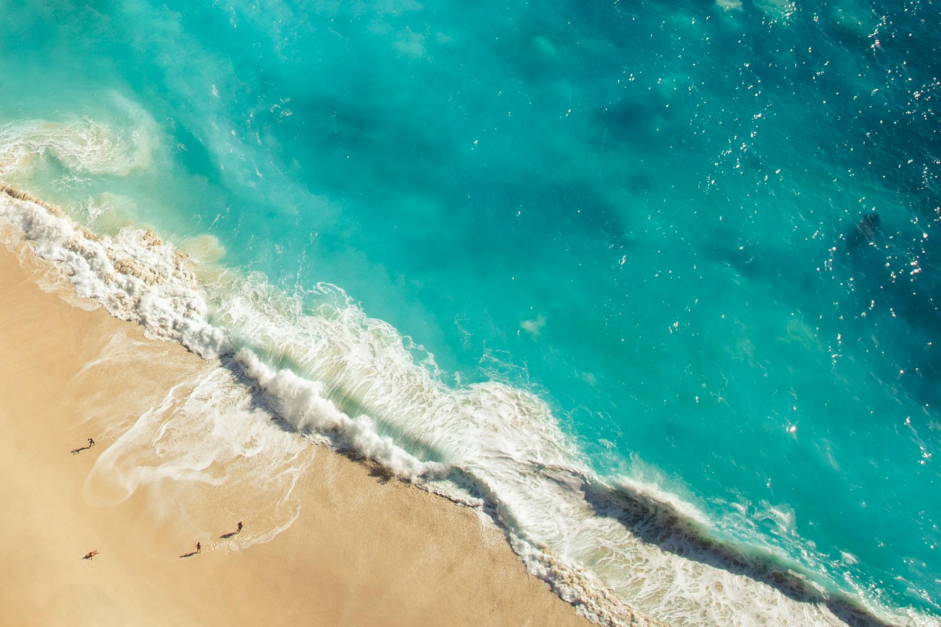 Bird's Eye View Of Ocean During Daytime