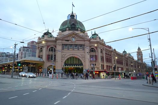Flinders Street Railway Station in Melbourne