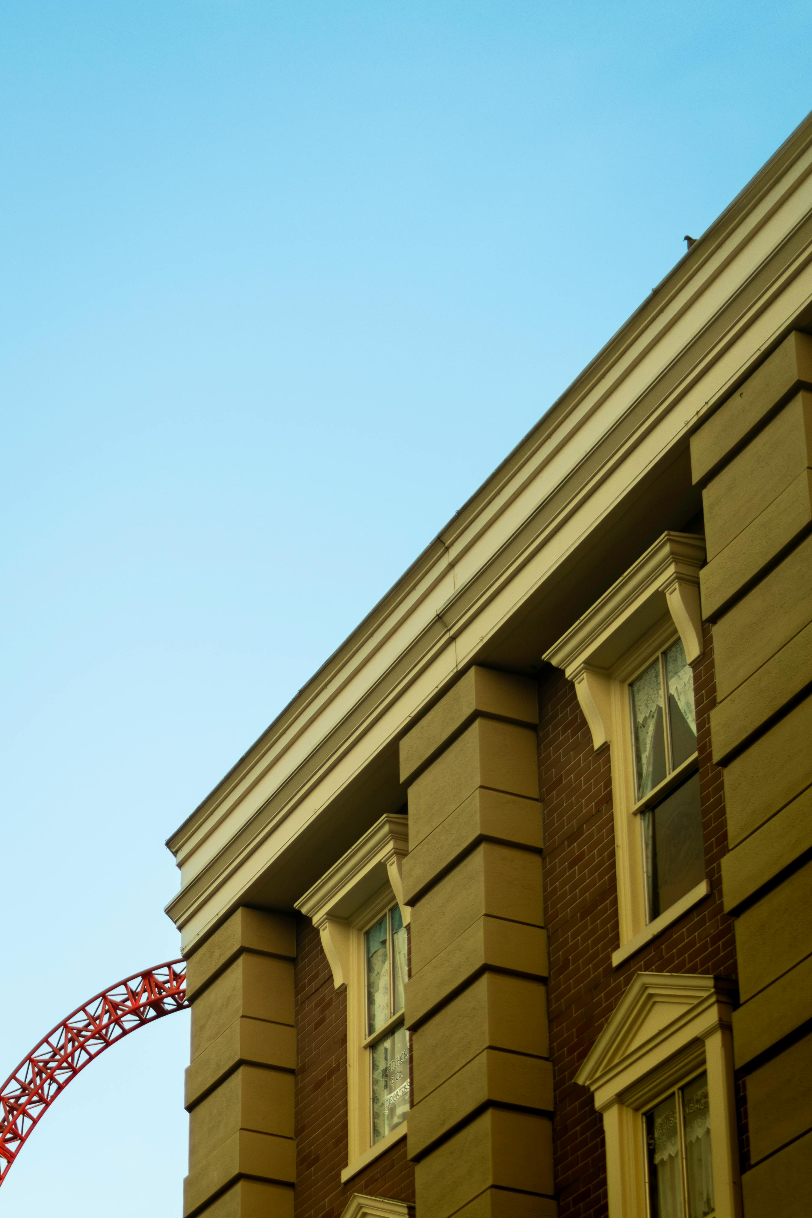 old turn of century building film set