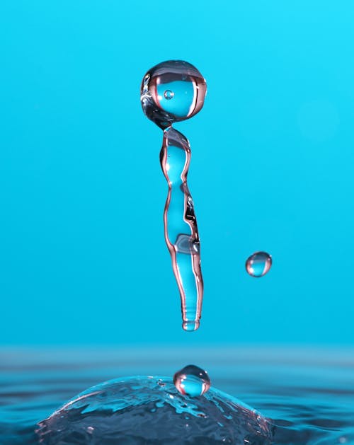 Waterdruppel Close Up Fotografie