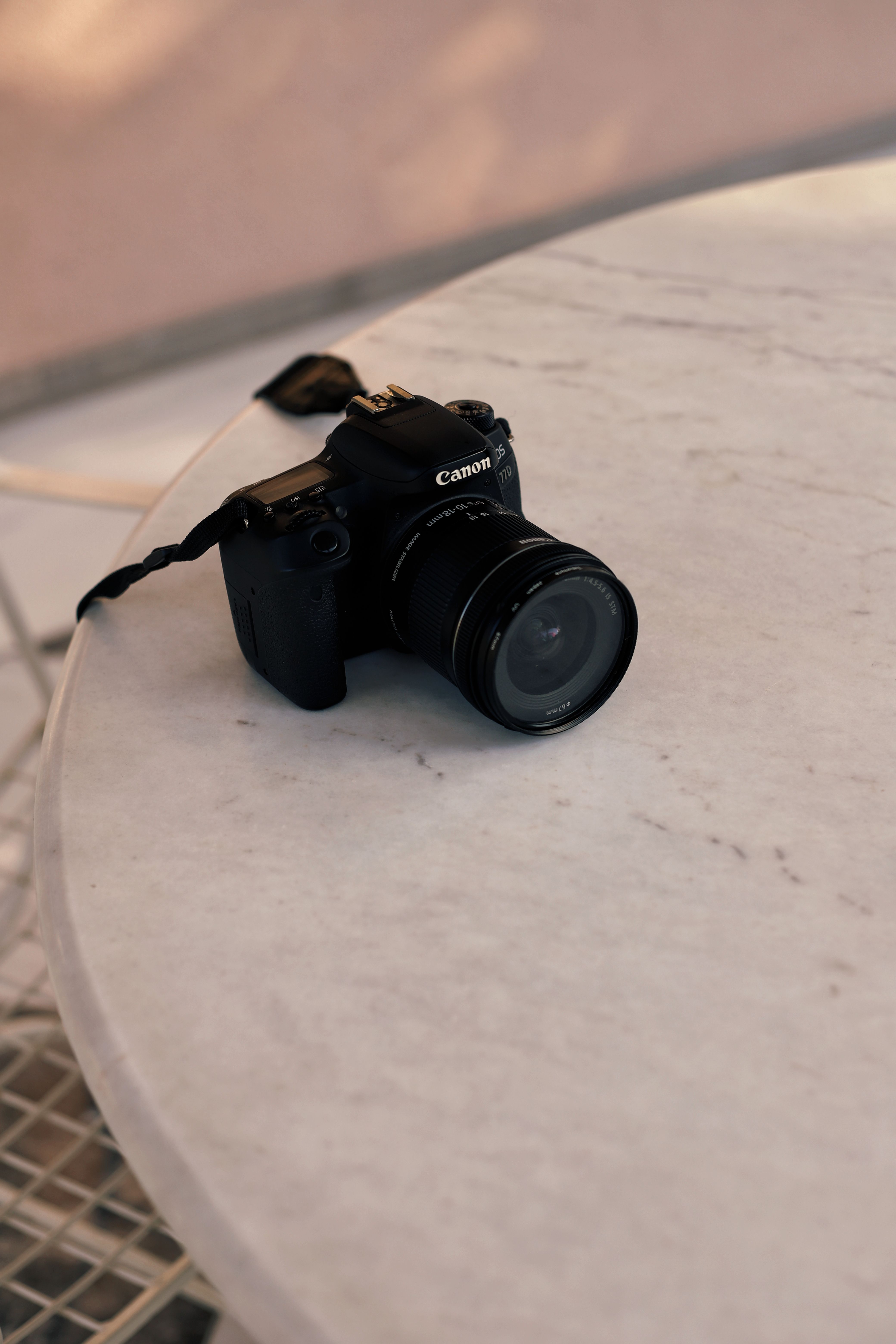 Camera on Table · Free Stock Photo