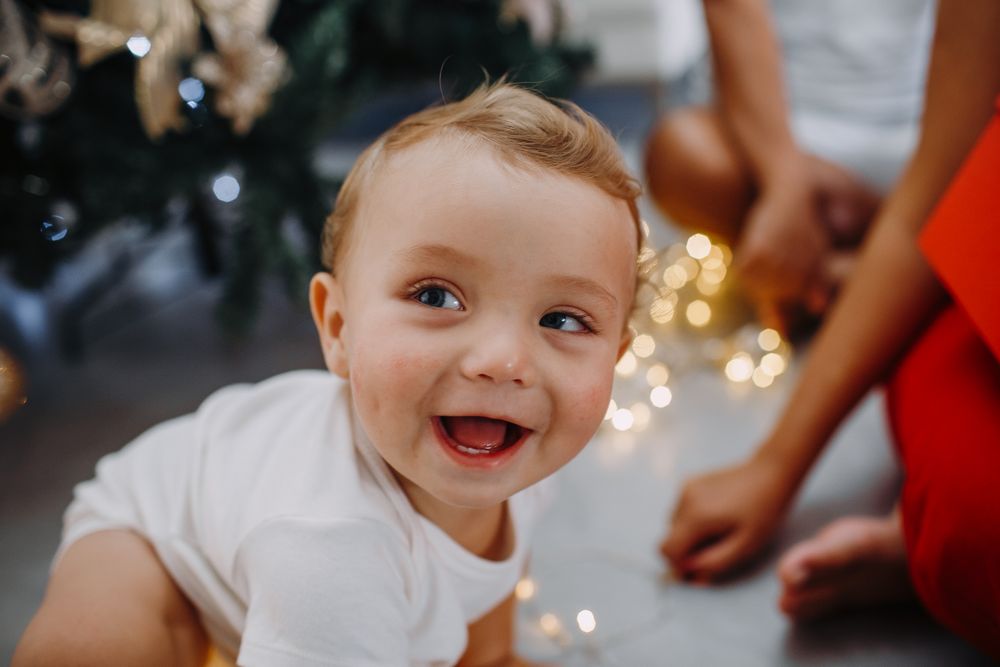 A happy, healthy baby