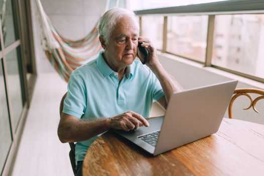 senior person using stairlift