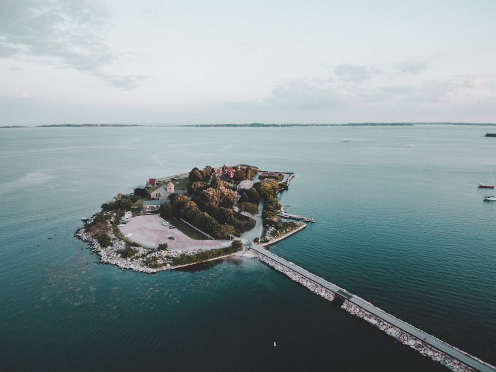 An Island In The Middle Of The Sea