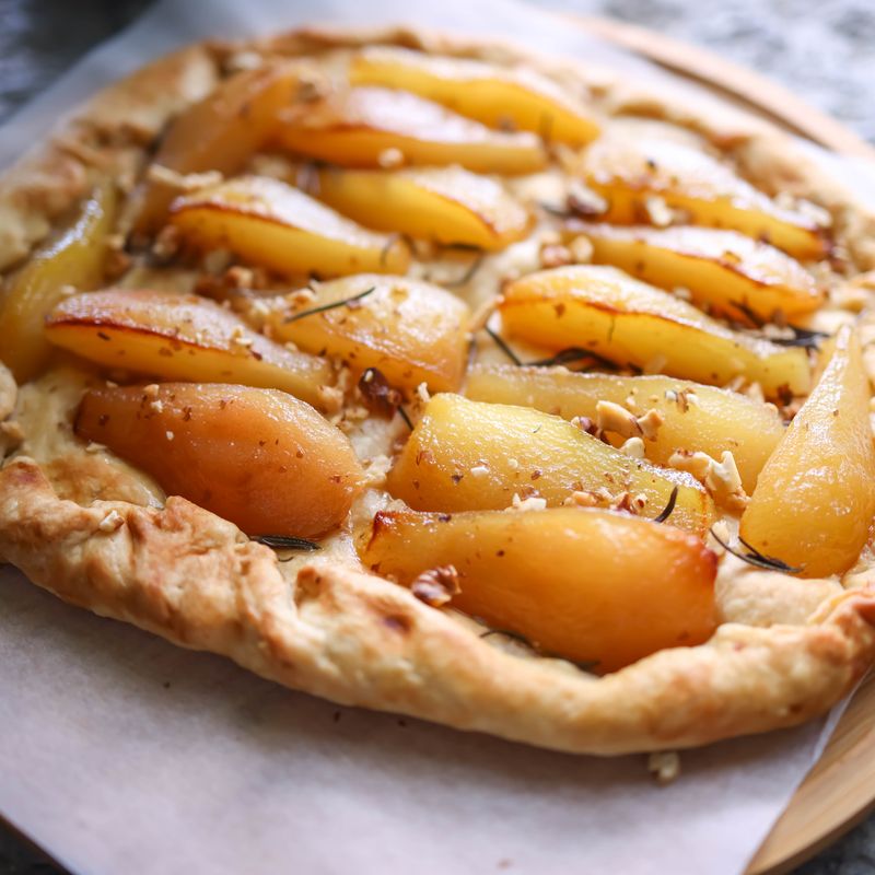 Brown Butter Pear Tart