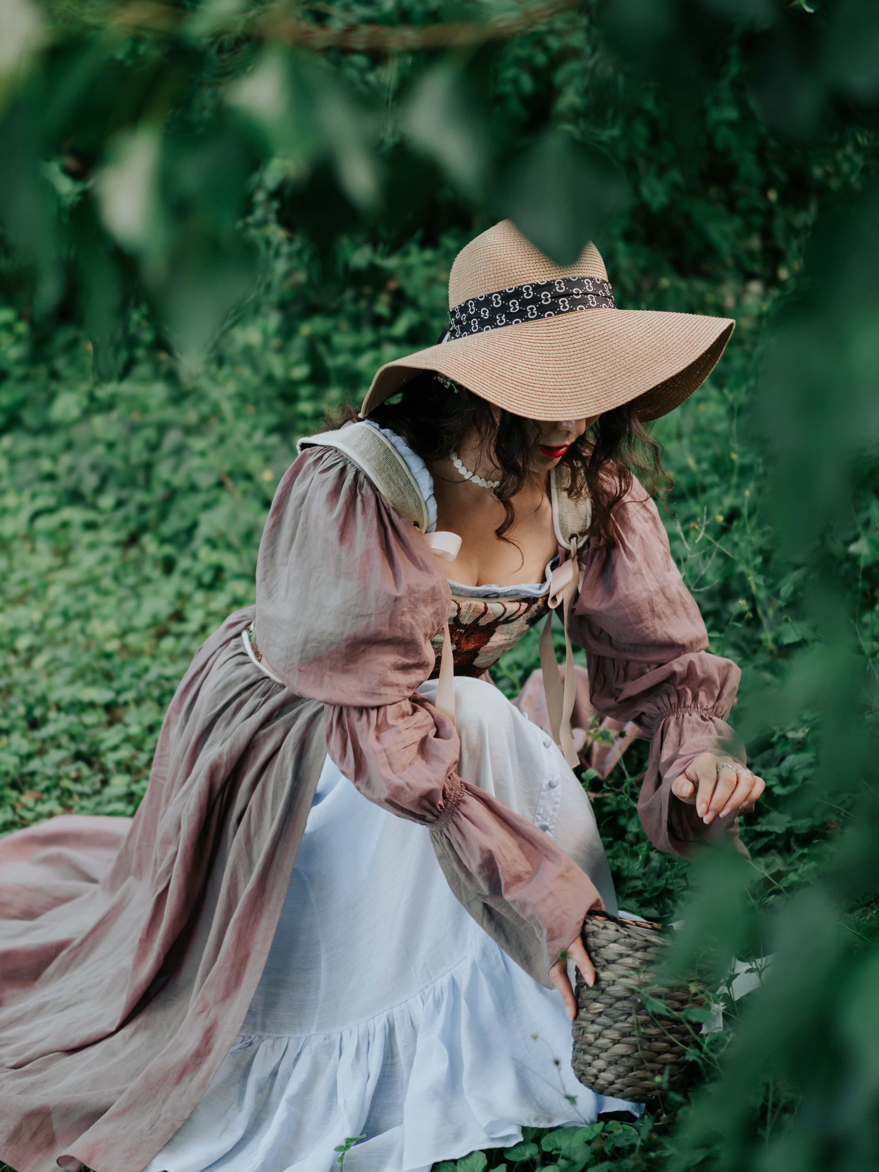 Woman Wearing a Dress and a Hat · Free Stock Photo