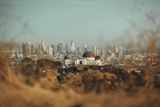 Los Angeles skyline billboards