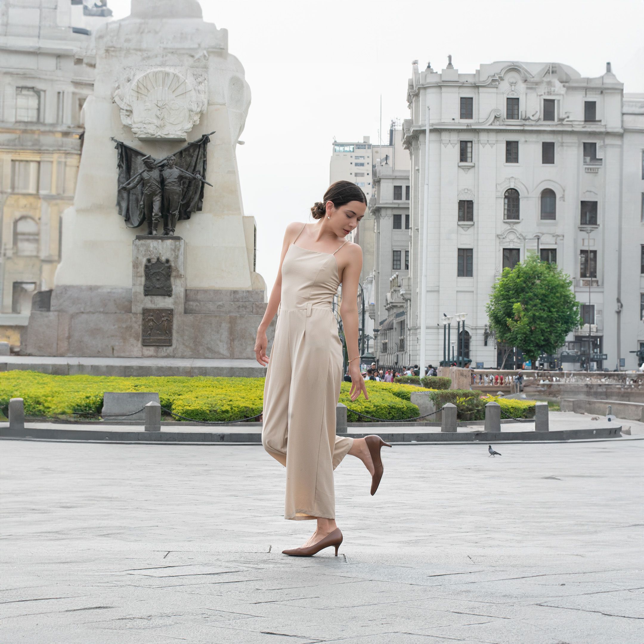 A Woman Posing in a City · Free Stock Photo