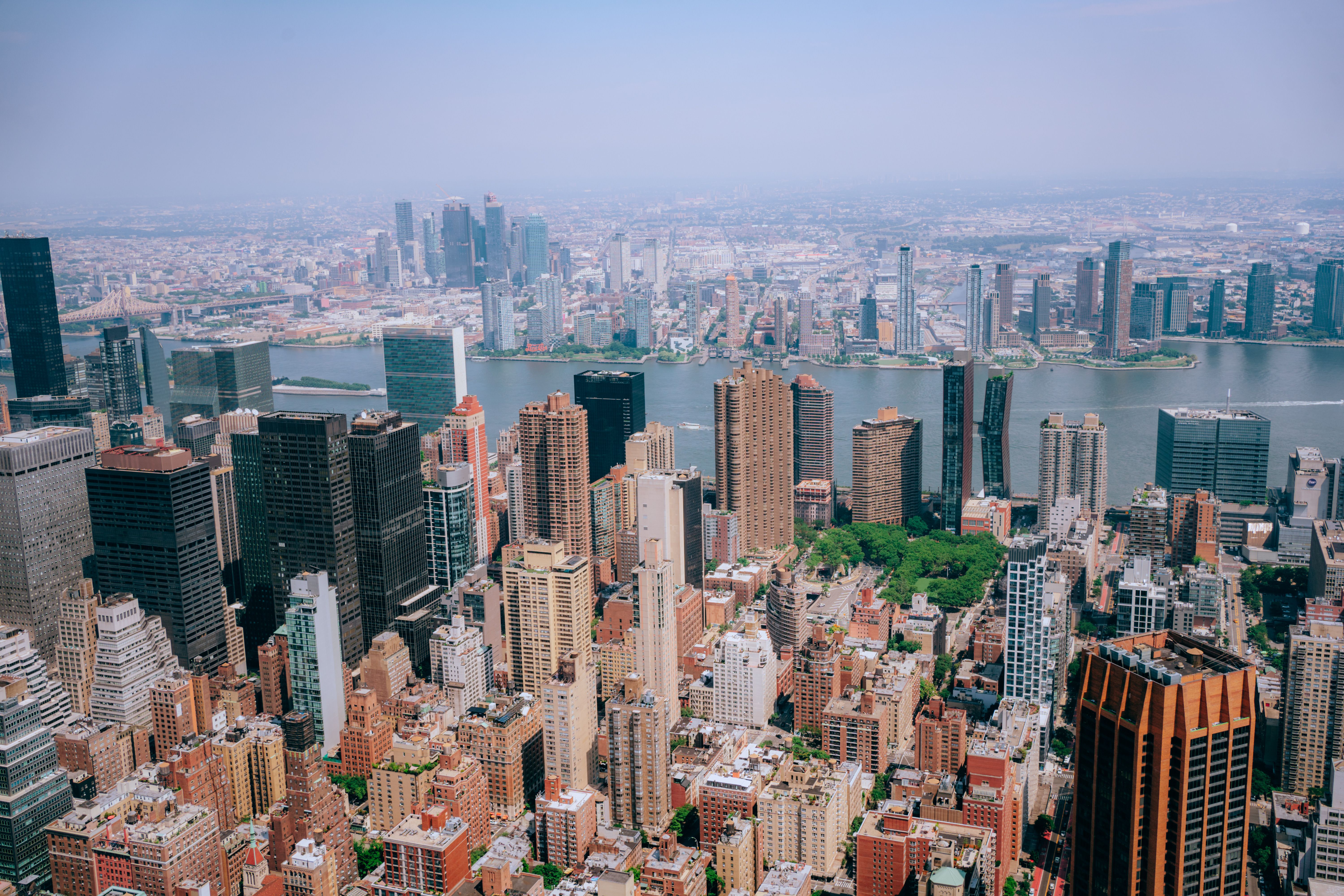 New York City helicopter tour aerial view