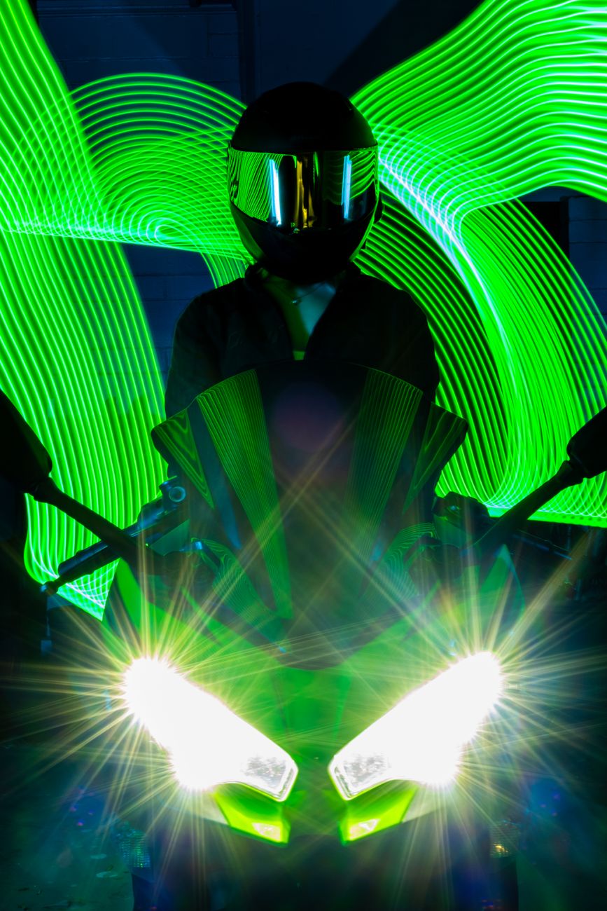 Futuristisches Licht & Neon – Beeindruckendes Cyberpunk-Motiv
