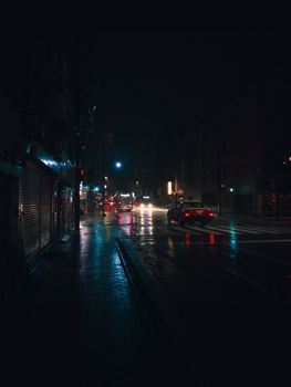 Atemberaubende Nacht & Stadt – Dunkles AMOLED Wallpaper