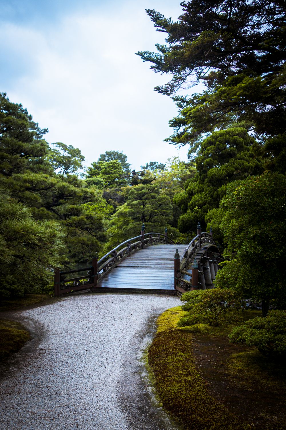 Tokyo Path A Path and a Footbridge in a Japanese Garden, Japan · Free Stock Photo