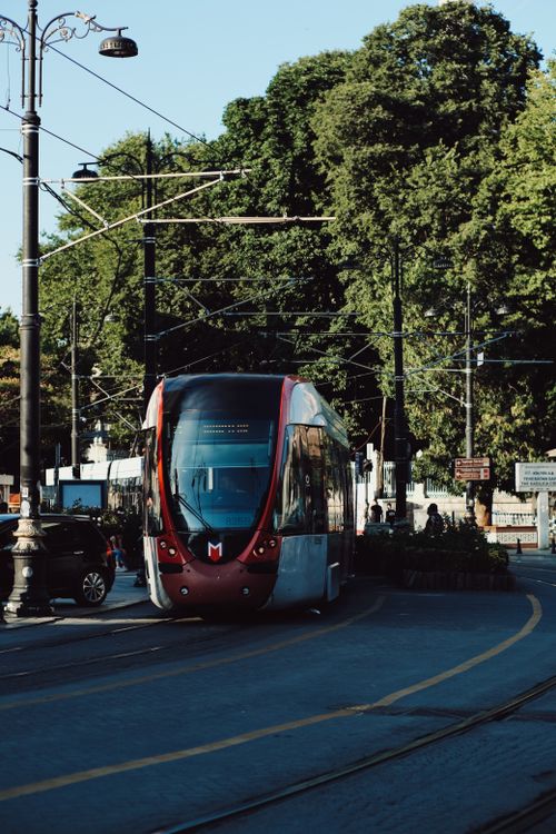 A Cable Car on the City Street · Free Stock Photo