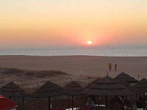 Free  from the south on Fátima beach Stock Photo