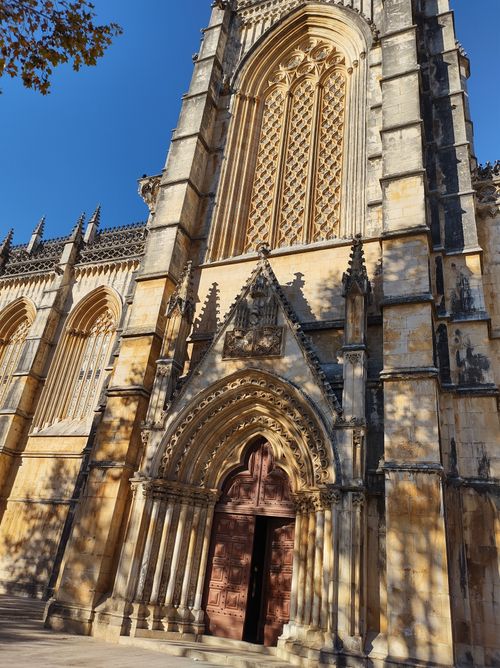 Free  monastery of battle portugal Stock Photo