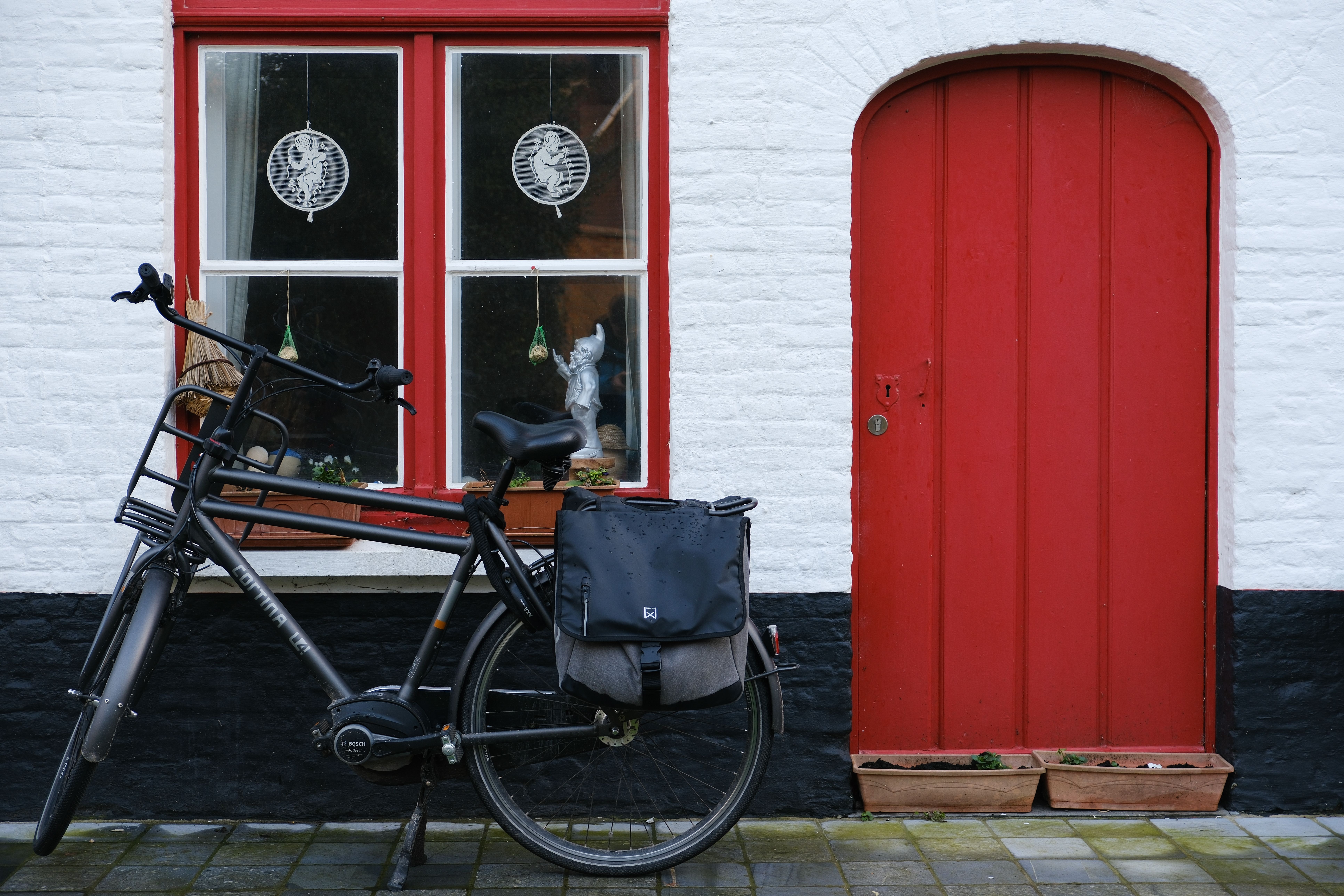 Exterior Painting in Welling — careful masking before painting begins