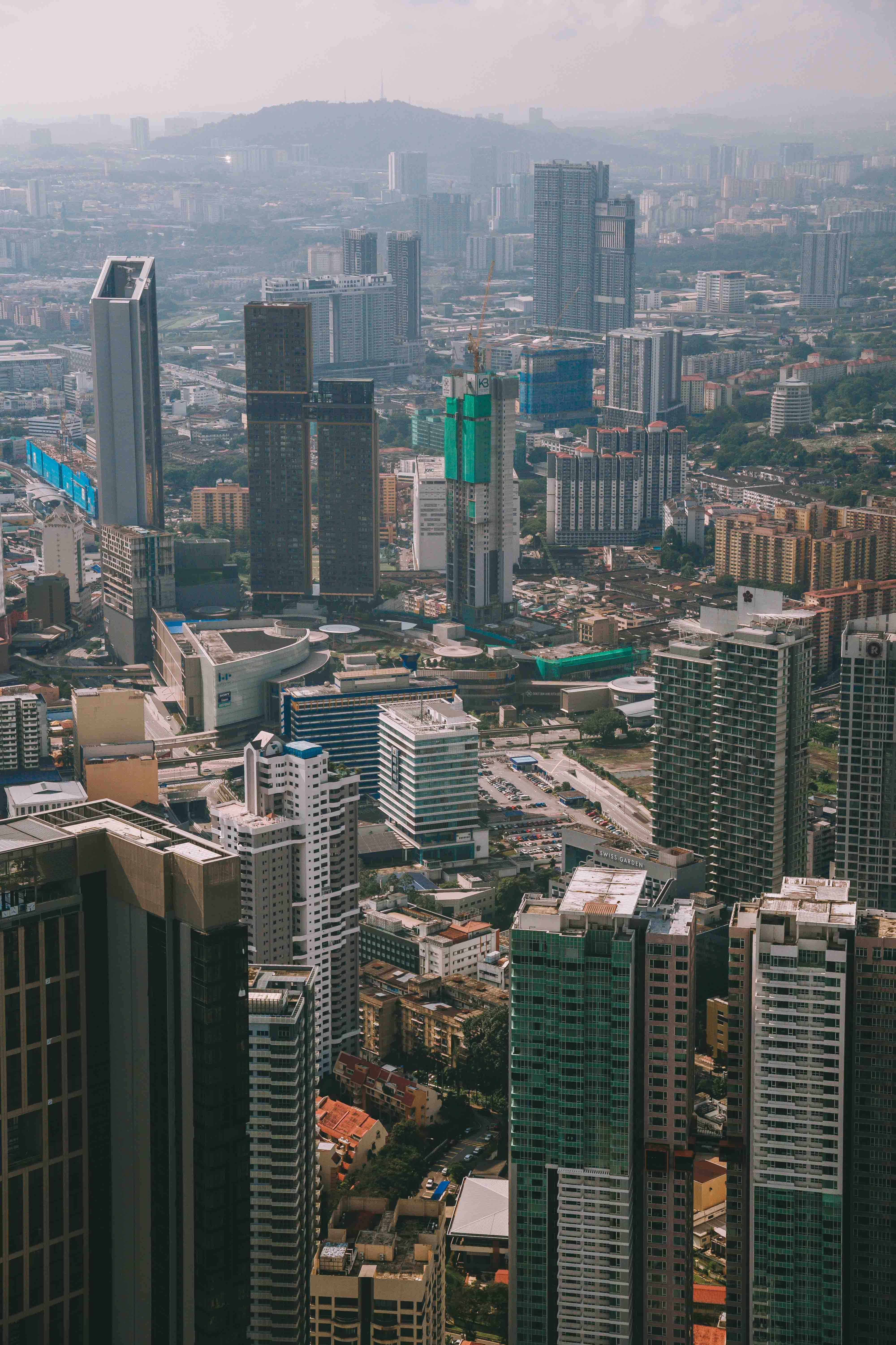 Aerial View of City Skyscrapers · Free Stock Photo