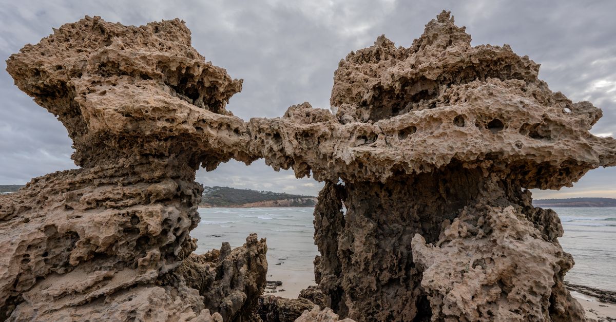 Photos Ruggged Rocks Rugged Rocks at the Beach · Free Stock Photo