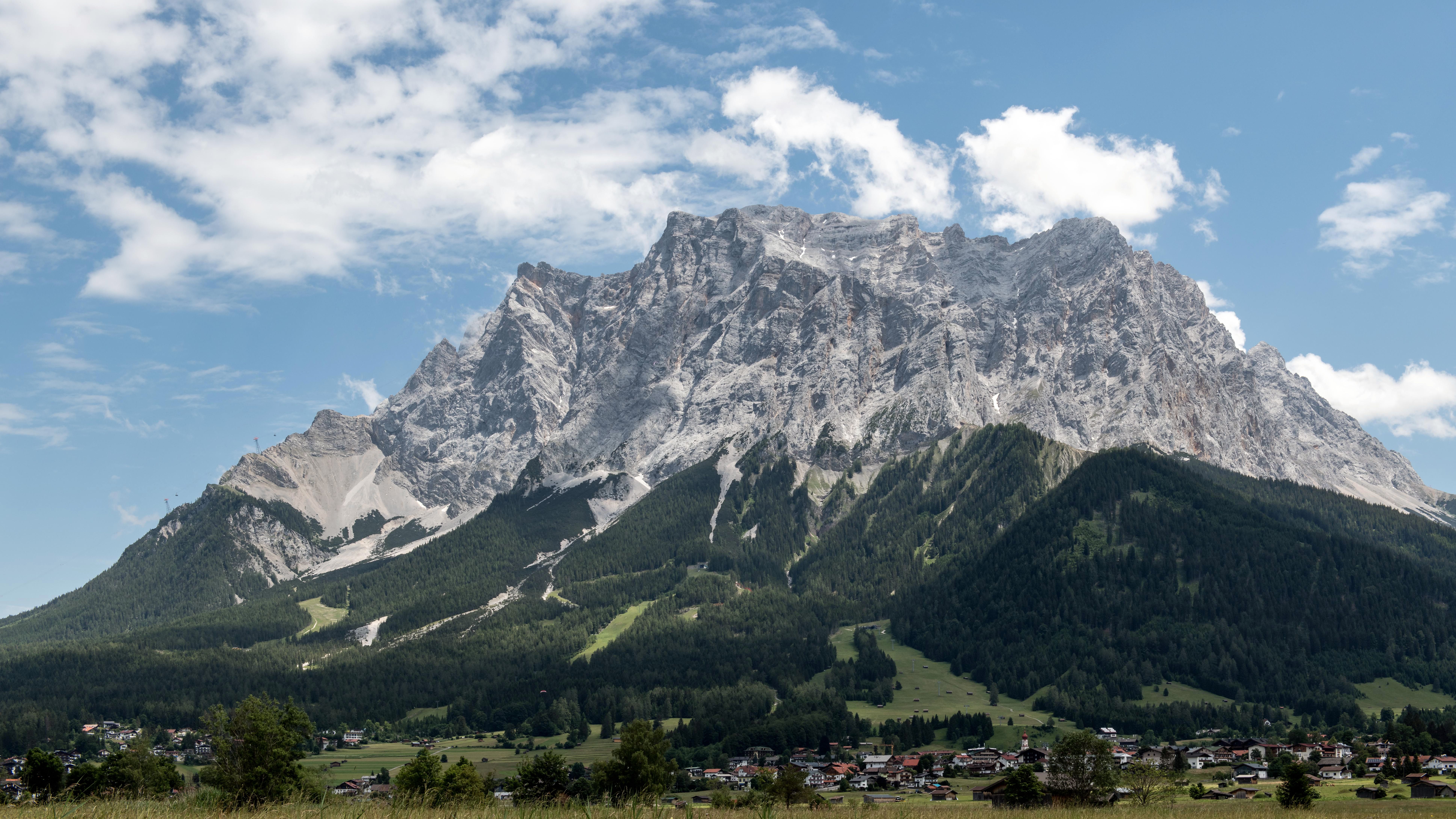 Zugspitze Mountain in Tyrol, Austria · Free Stock Photo