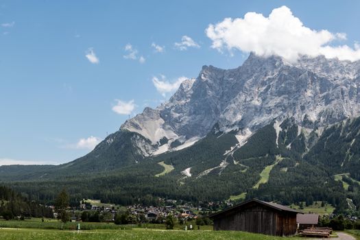 Explore the breathtaking alpine landscape of Lermoos, Austria, featuring majestic mountains and lush greenery.