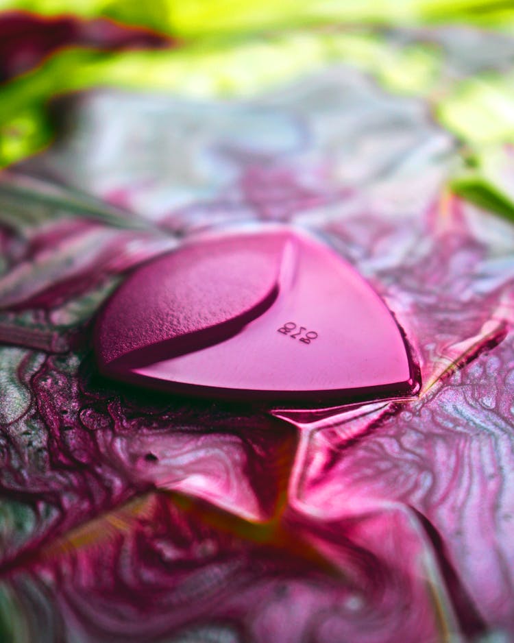 Pink Plastic Guitar Pick