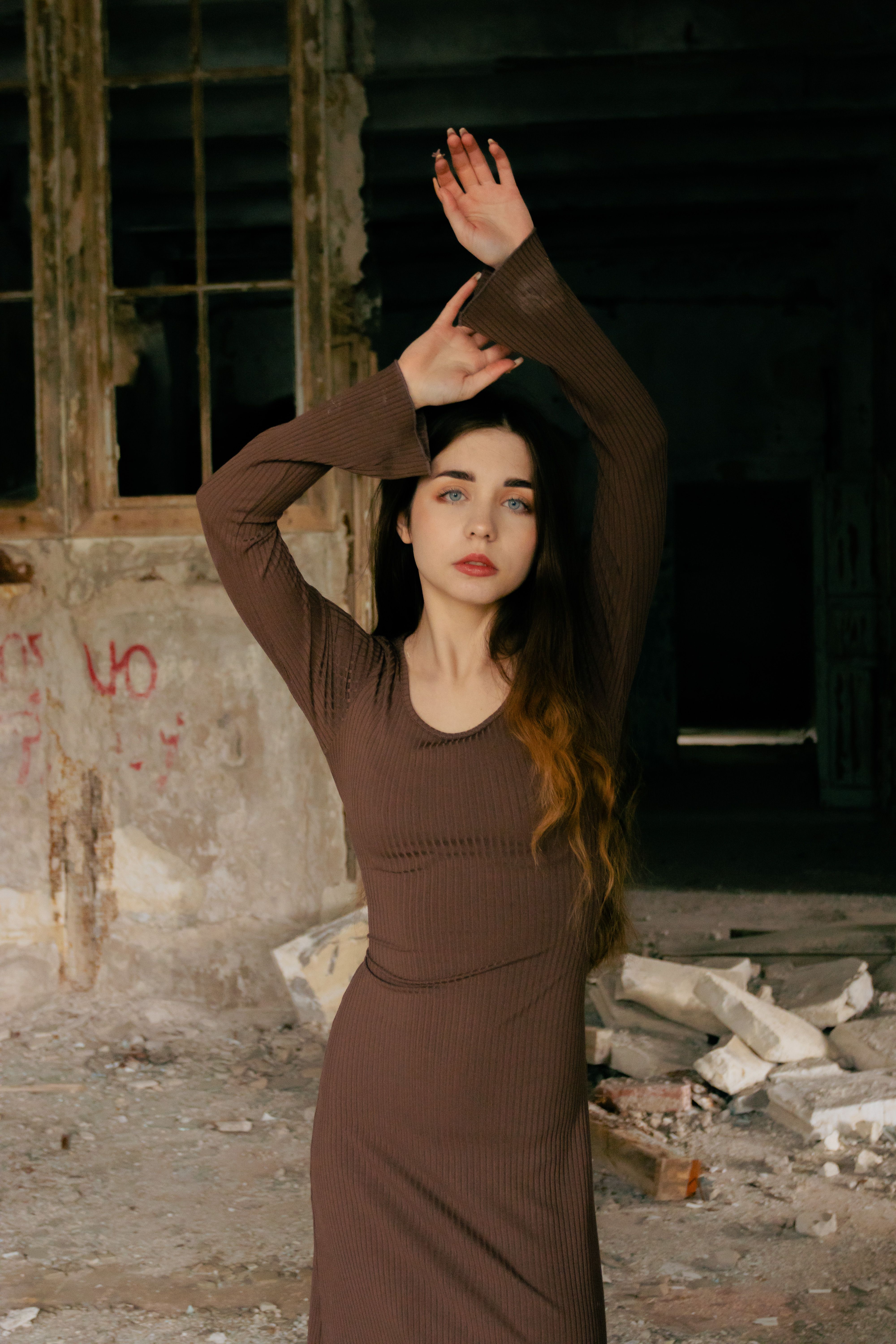 band of the free brown dress Band Of The Free Marguerite Dress – Adventure Is Life main image 0