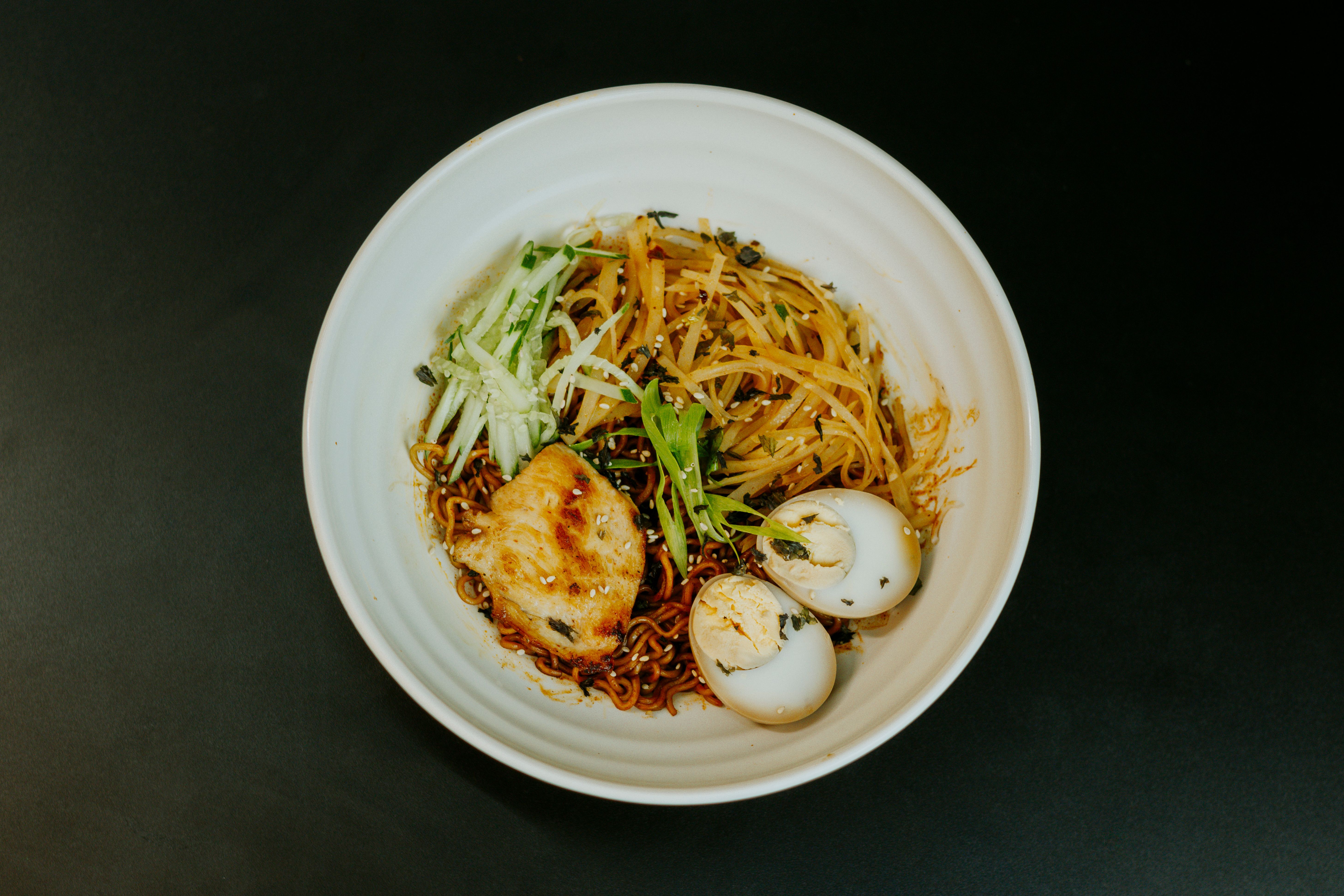 Cold Chicken Noodles — Ji Si Liang Mian — kidney-friendly recipe