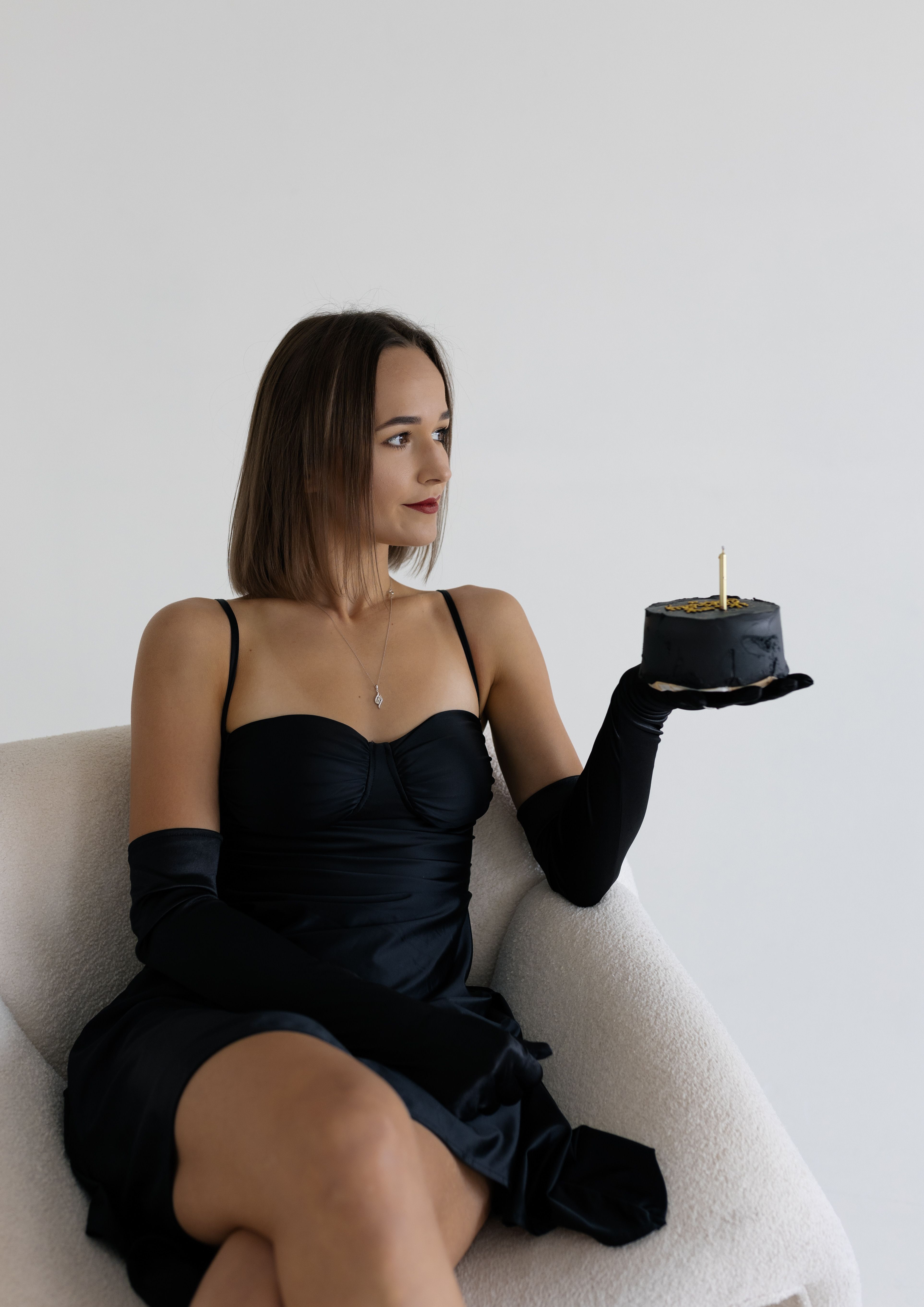 birthday dresses summer 2000s Cutout Waist Black Cocktail Dress