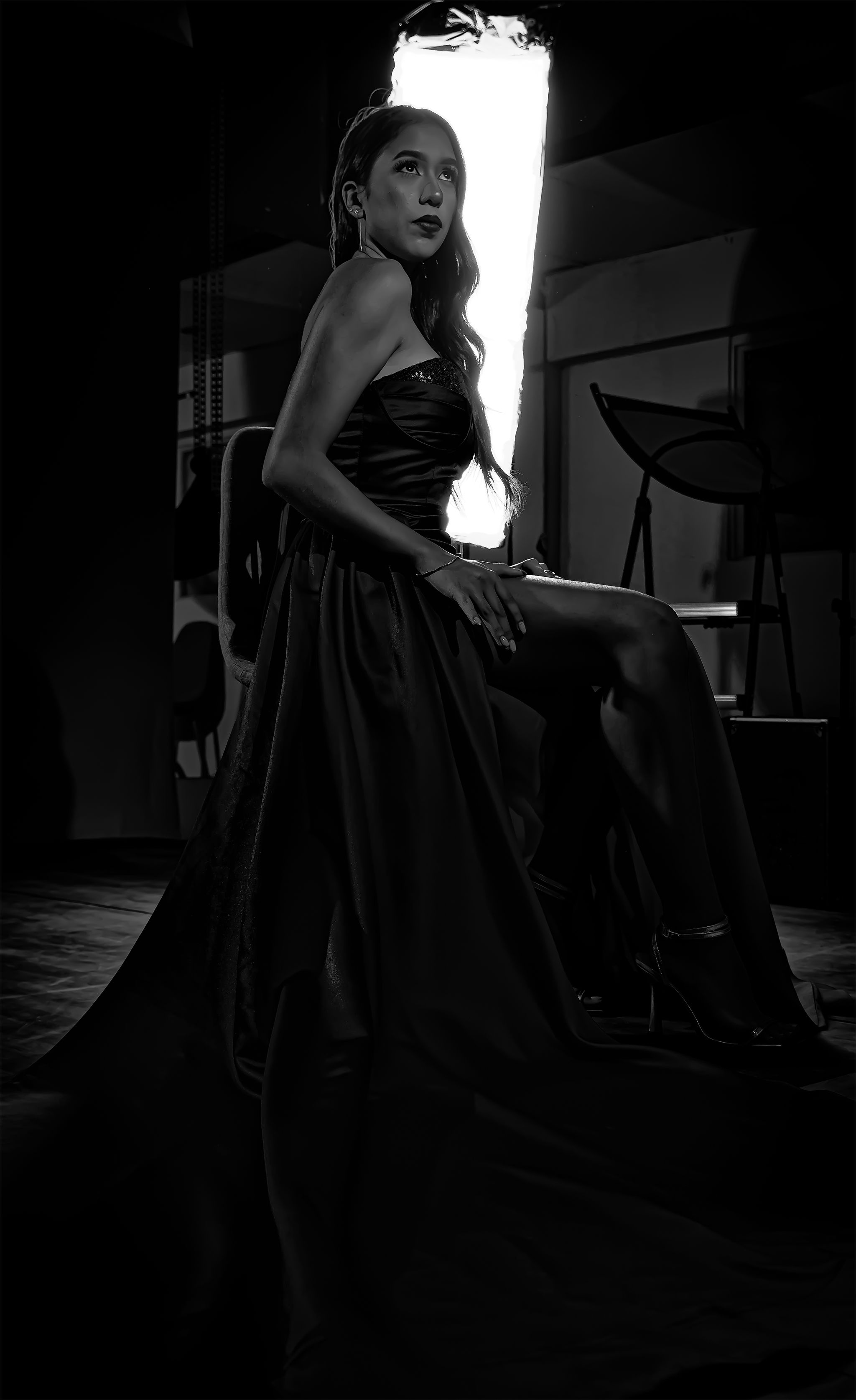 Robe de soirée noire