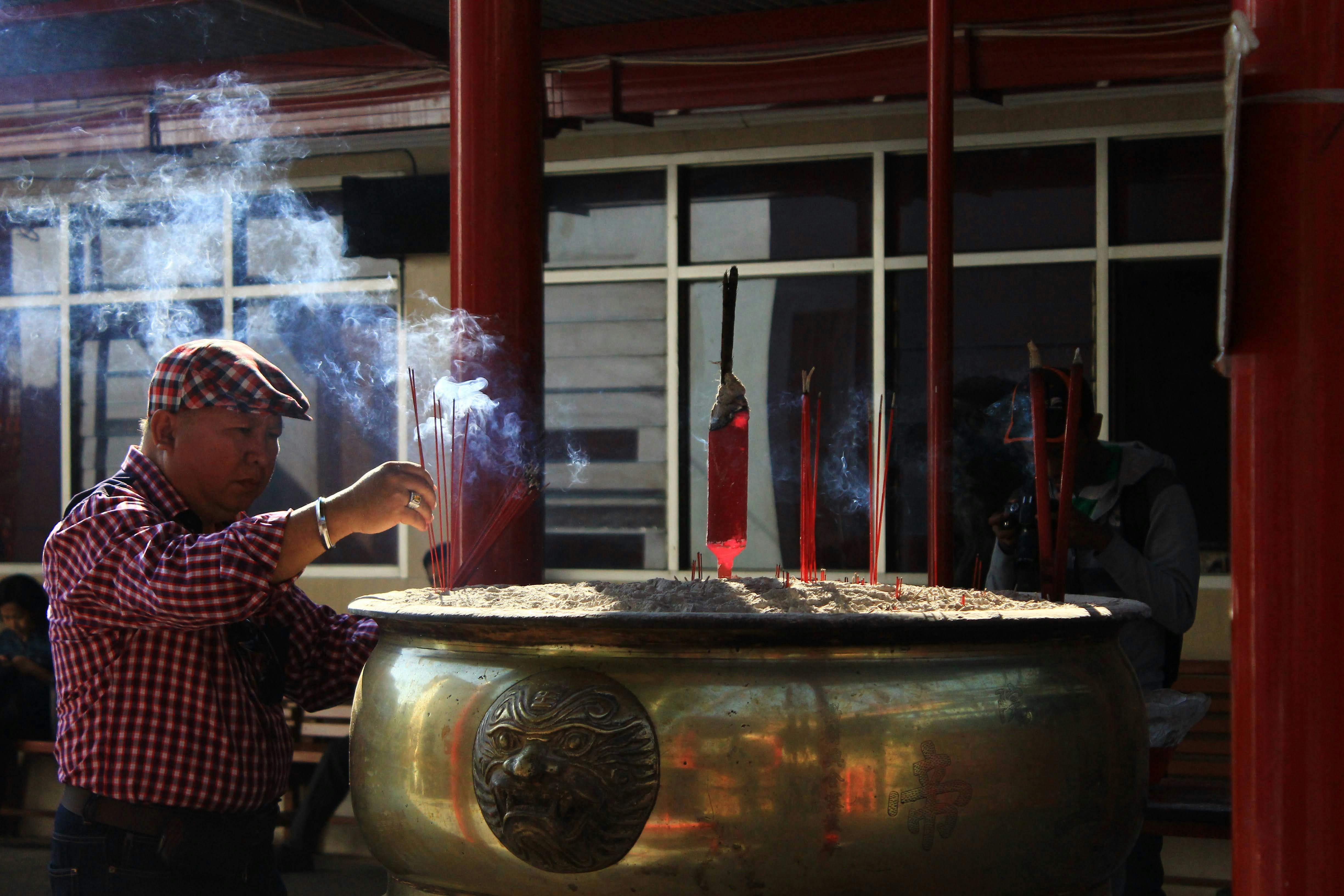 桃園大廟景福宮參香 賴清德呼籲國防預算盡快通過