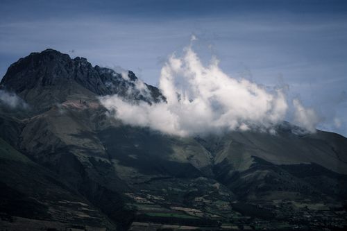 Free Dramatic Clouds Over Ecuadorian Peaks Stock Photo