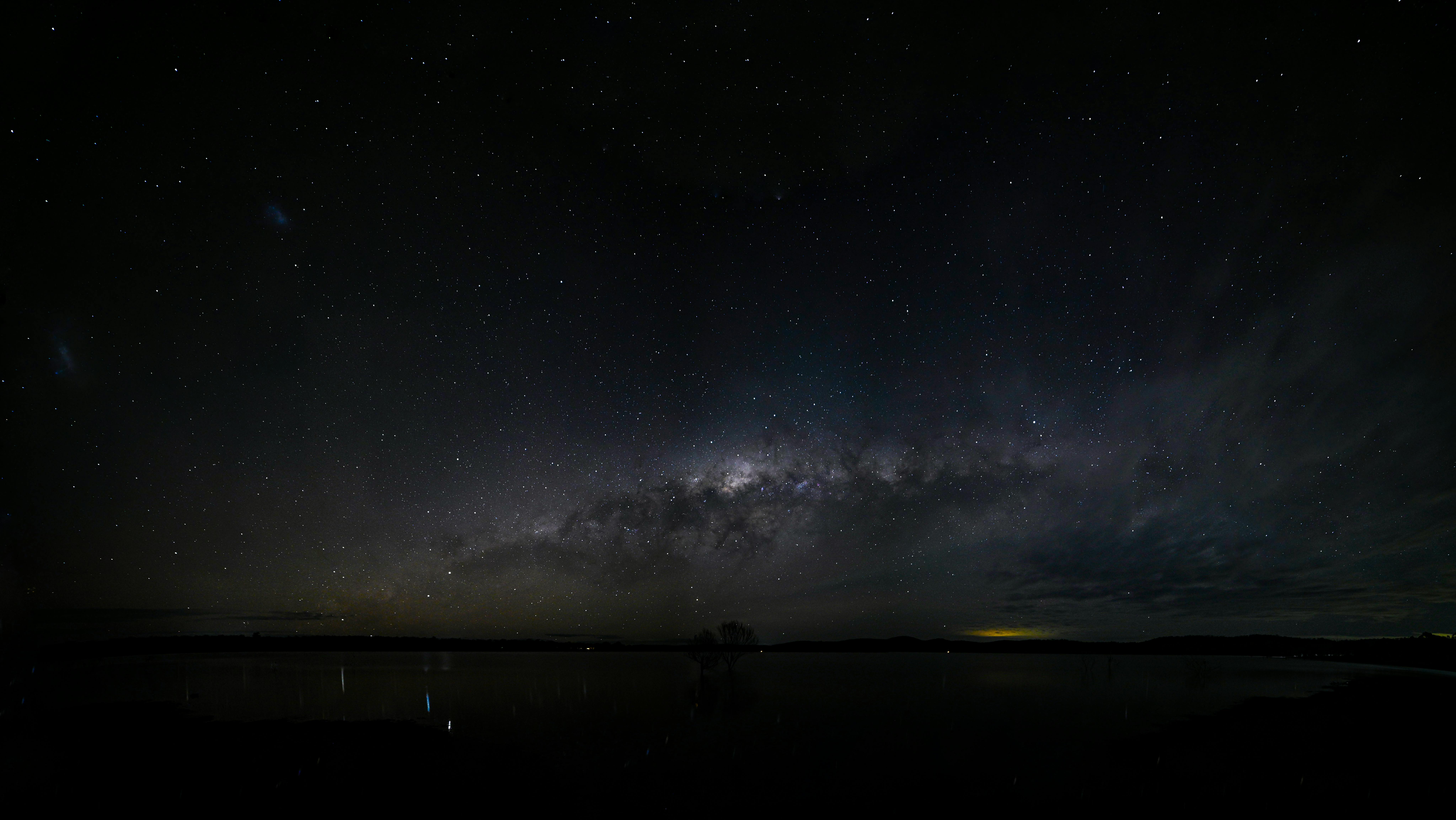 view of a starry night sky