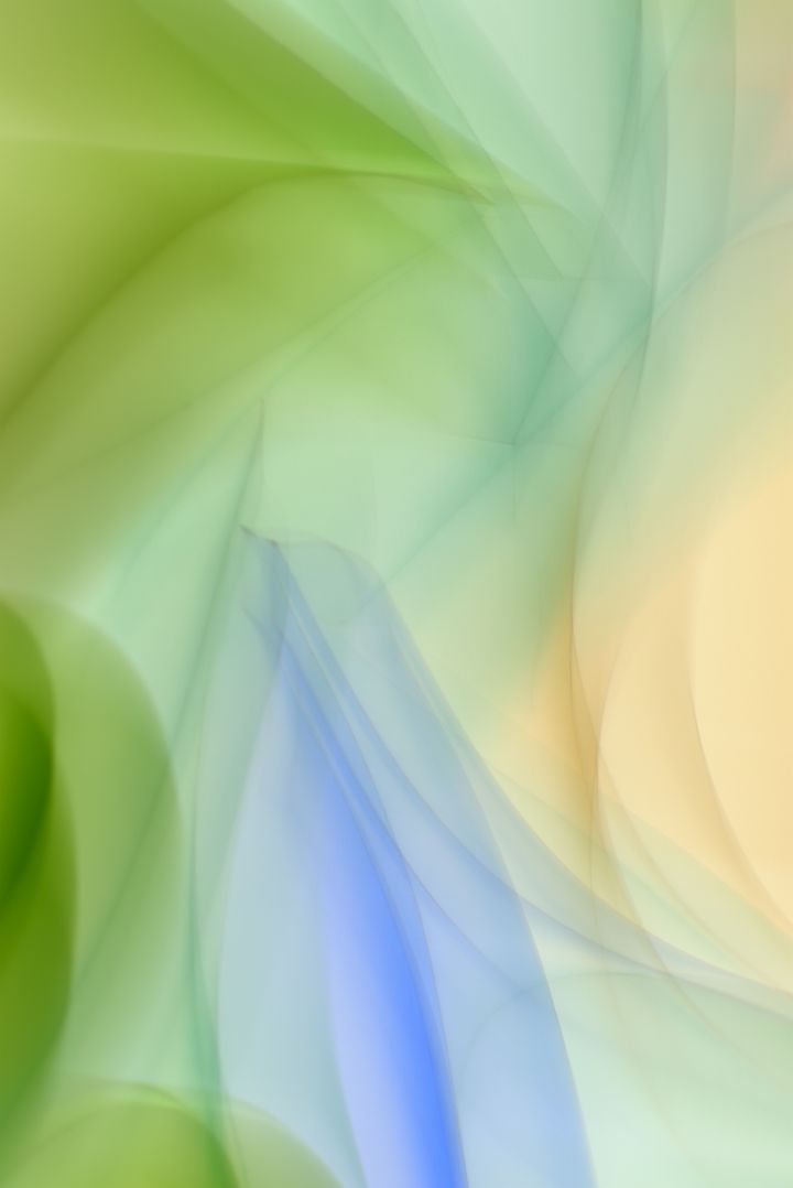 Soft folded waves of green and blue light, photo by Landiva Weber on Pexels