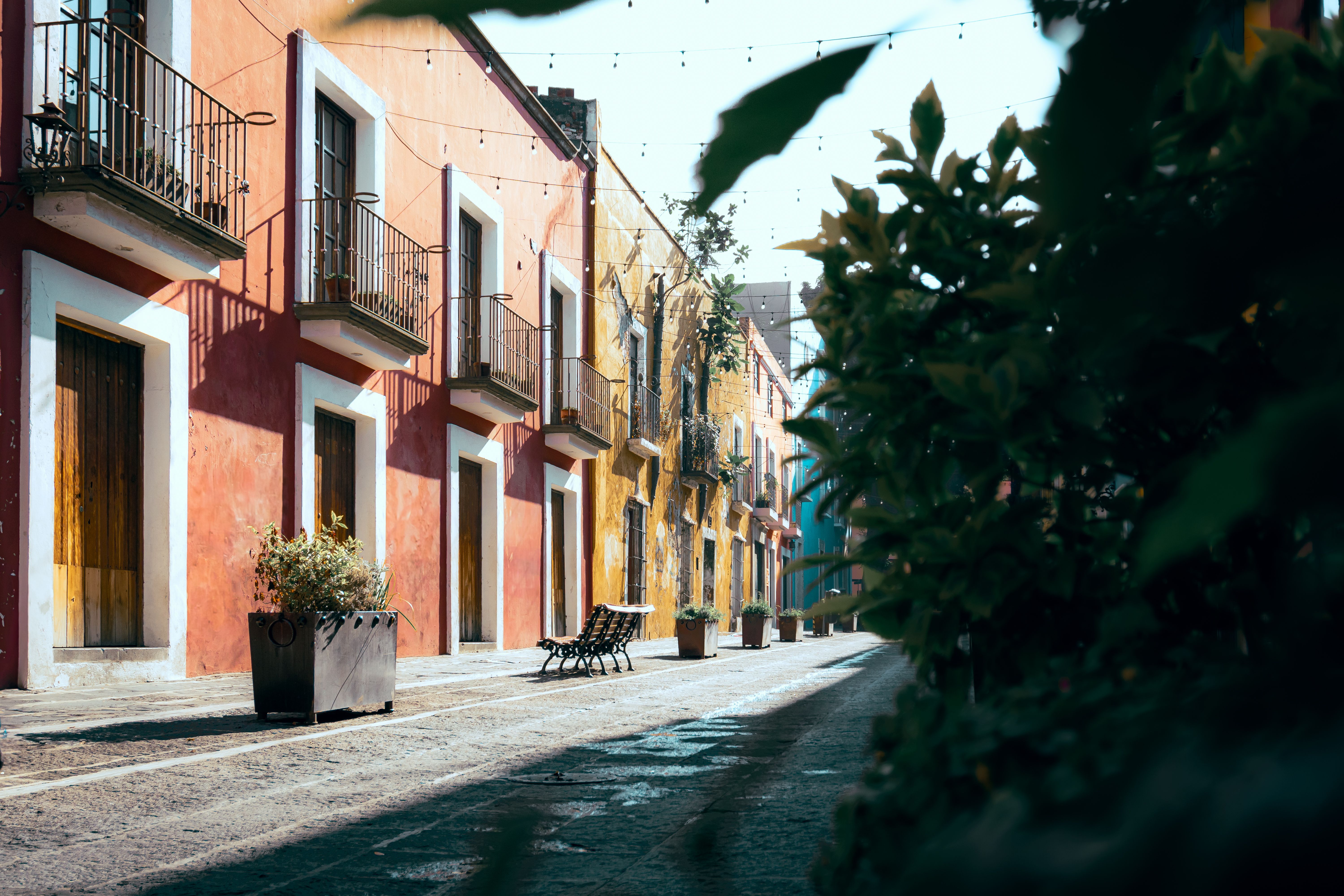 Scène de rue, à l’image du quotidien à puebla.