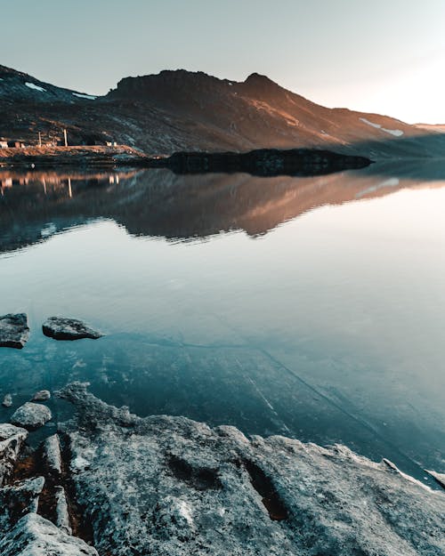 Základová fotografie zdarma na téma hora, jezero, klid