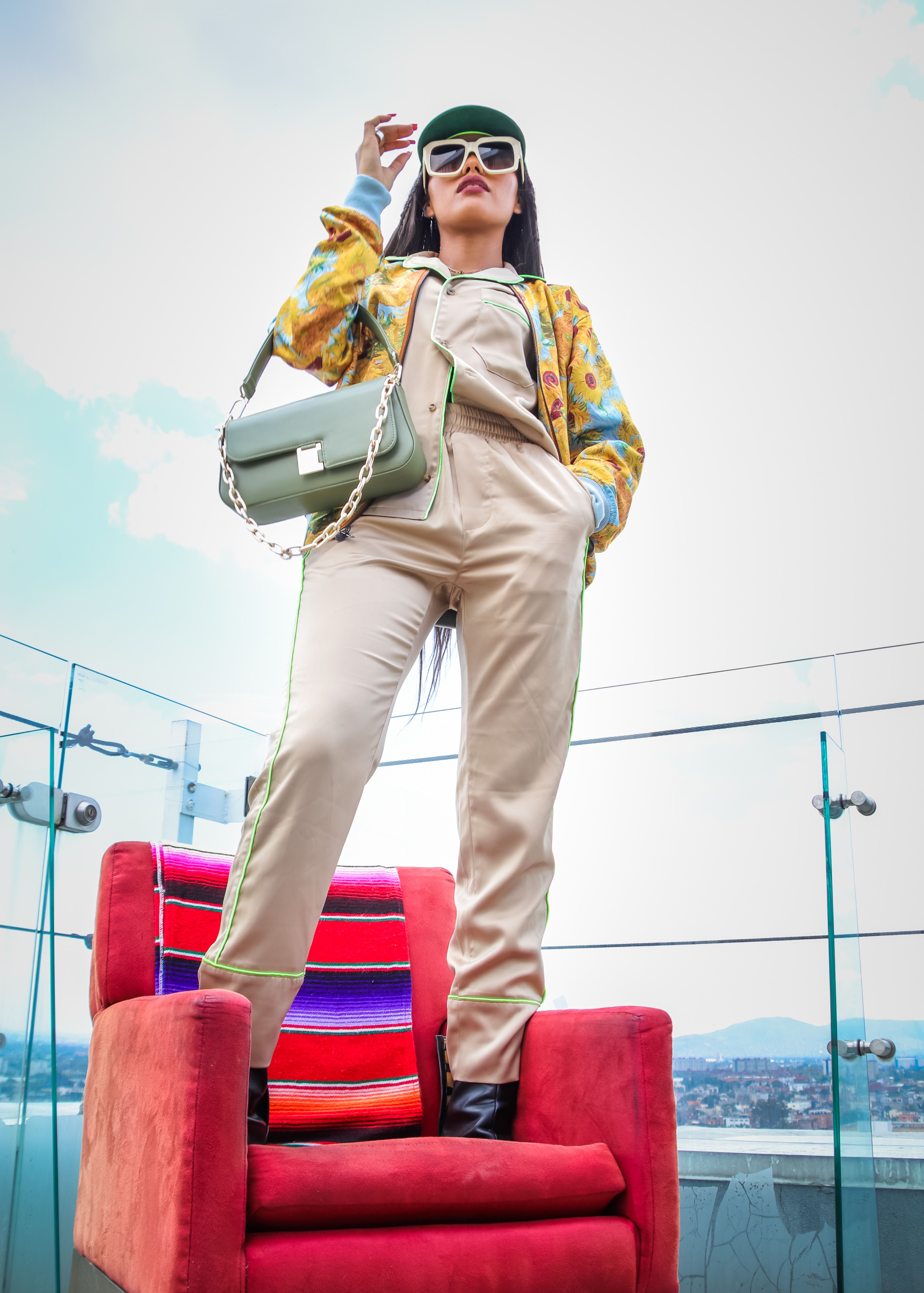 Beige Utility Jumpsuit