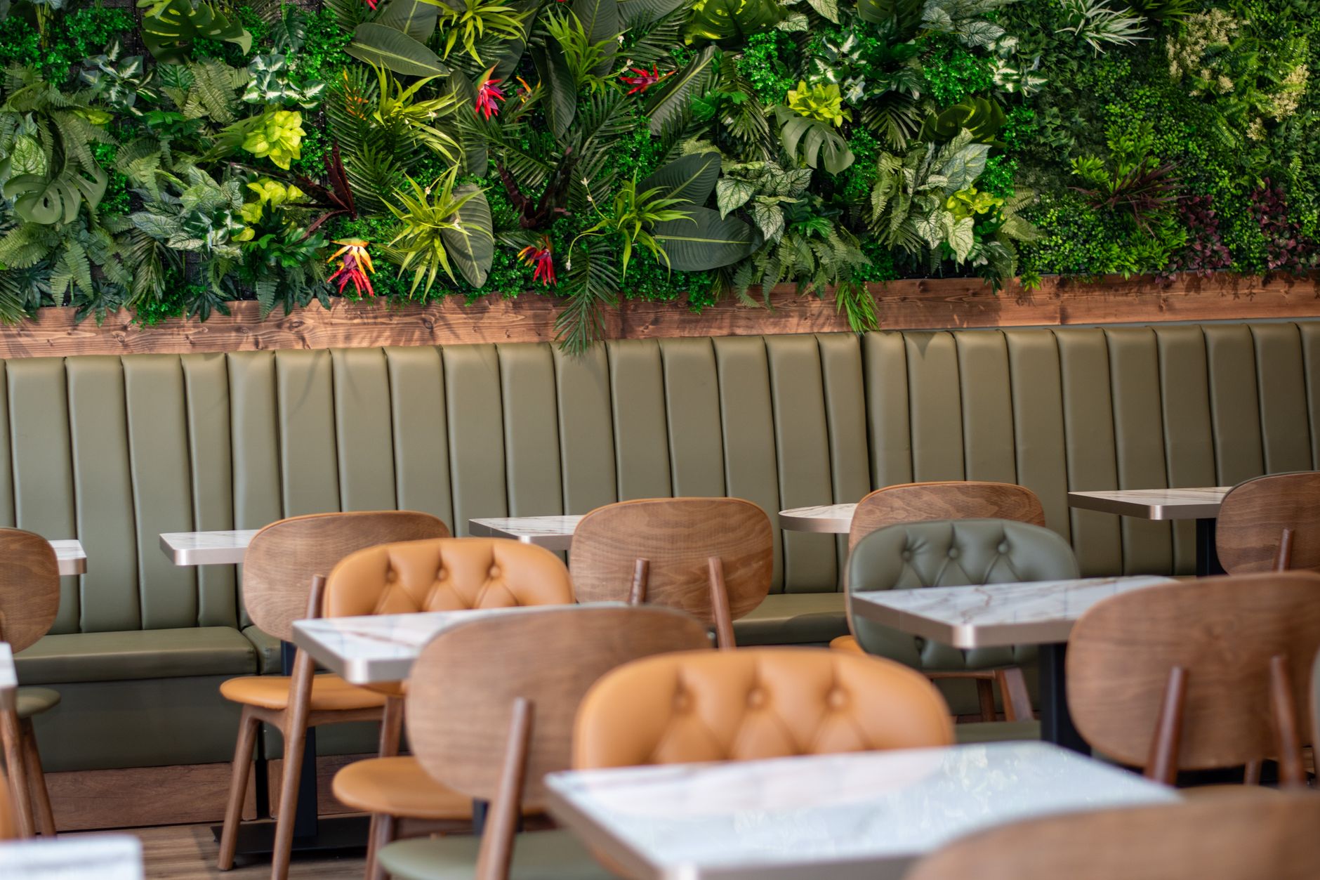 A photo of a beautifully designed Indian restaurant interior A photo of a beautifully designed Indian restaurant interior