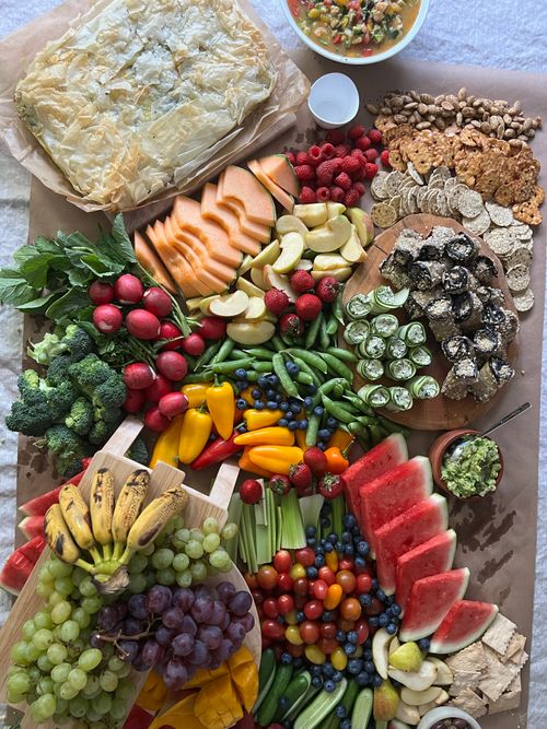 Free A colorful array of fruits and vegetables perfect for a healthy lifestyle. Stock Photo