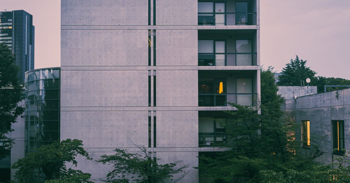 Rectangular Apartment Complex Concrete Rectangular Apartment Building with Balconies · Free Stock Photo