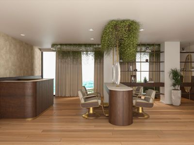Salon atmosphere and tools