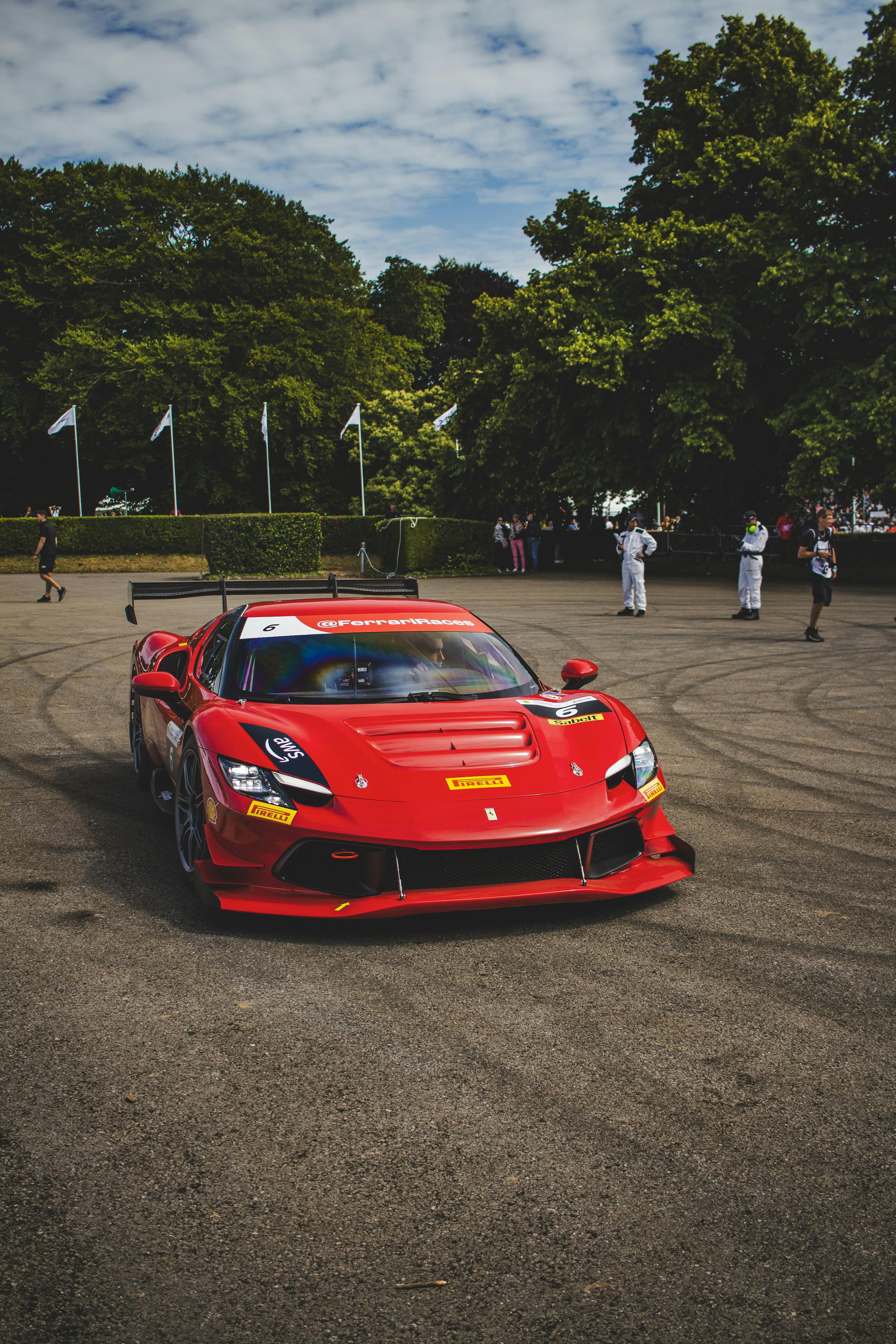 red sports car