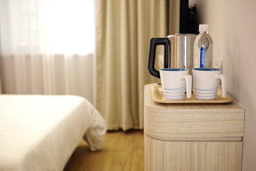 Free stock photo of wood, cup, water, hotel