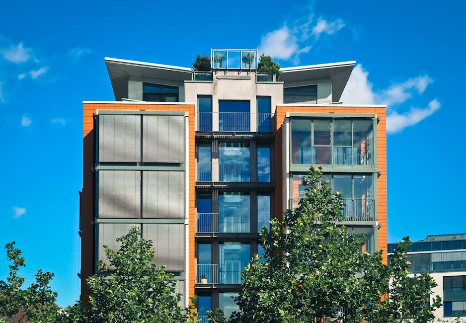 apartment, balcony, building