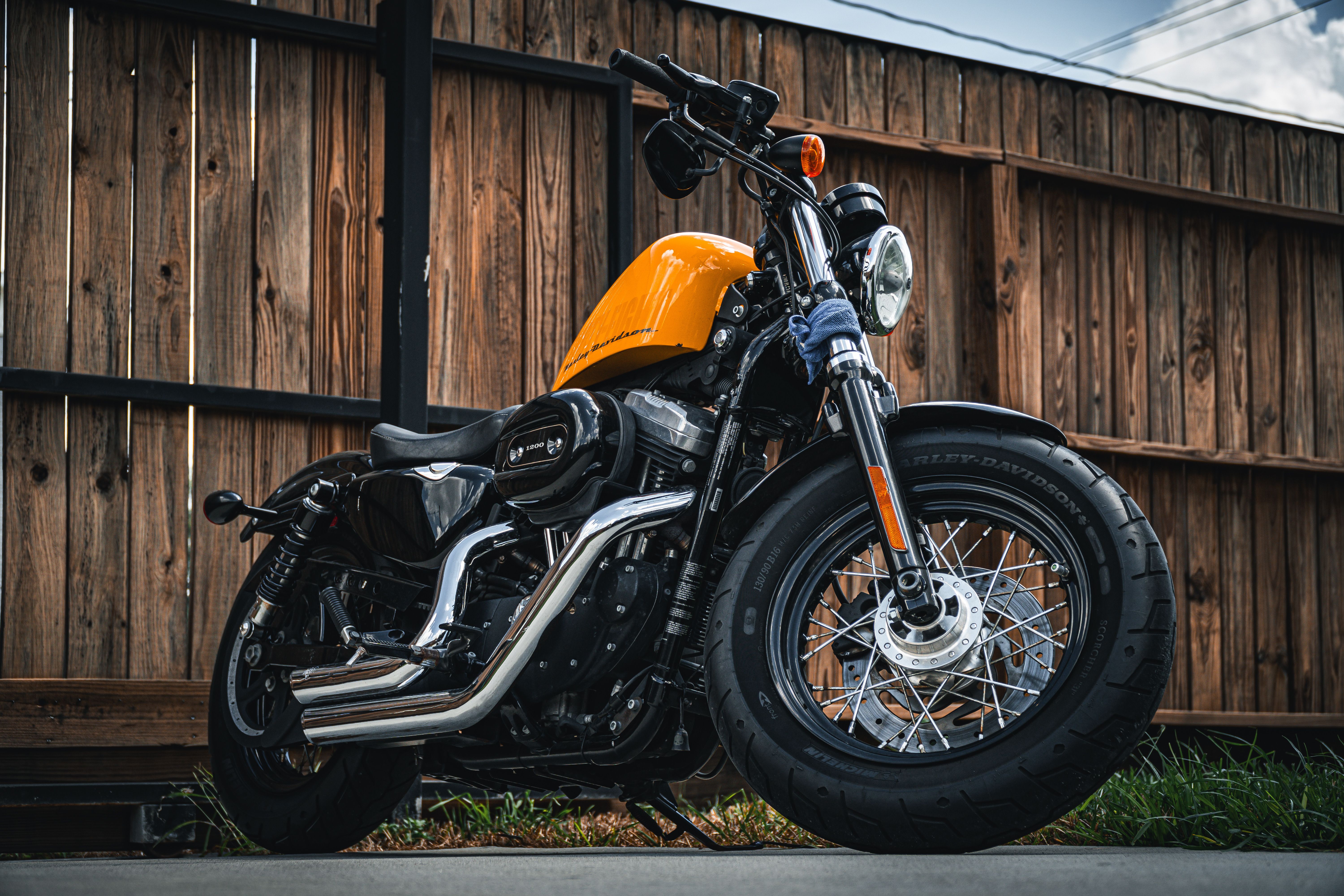 A Motorcycle Outdoors · Free Stock Photo