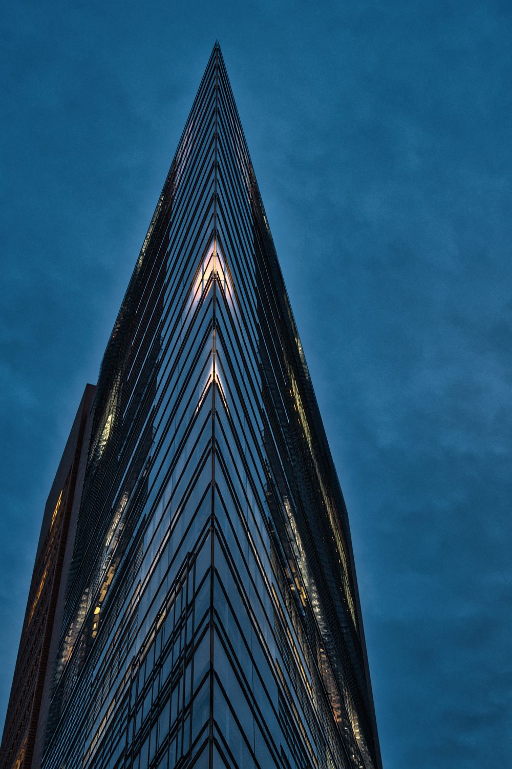 Modern, Triangular Building Corner · Free Stock Photo