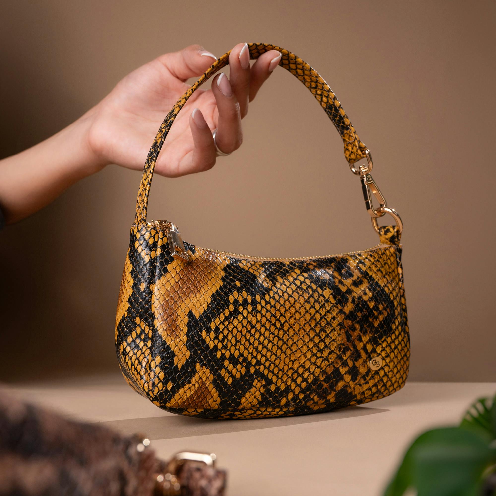 Luxury leather handbag