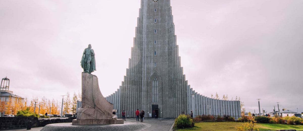 La iglesia Hallgrímskirkja, en Reikiavik