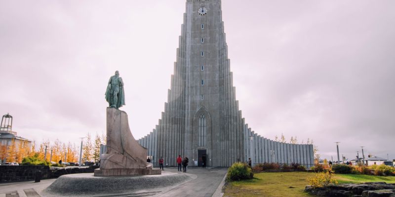 La iglesia Hallgrímskirkja, en Reikiavik